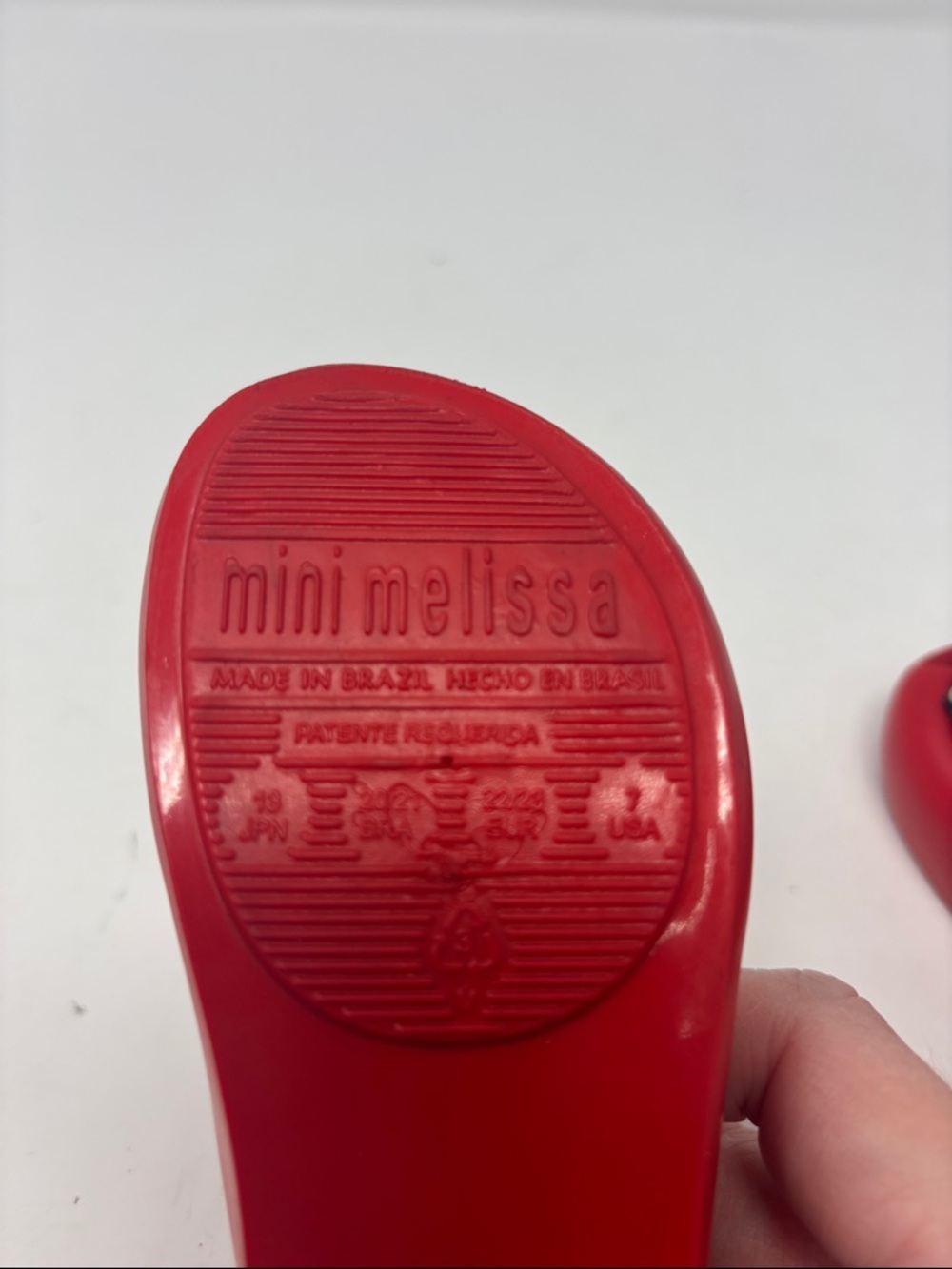 Mini Melissa x Disney Minnie & Mickey Red Kids Mary Jane Shoes 7 - Picture 7 of 7